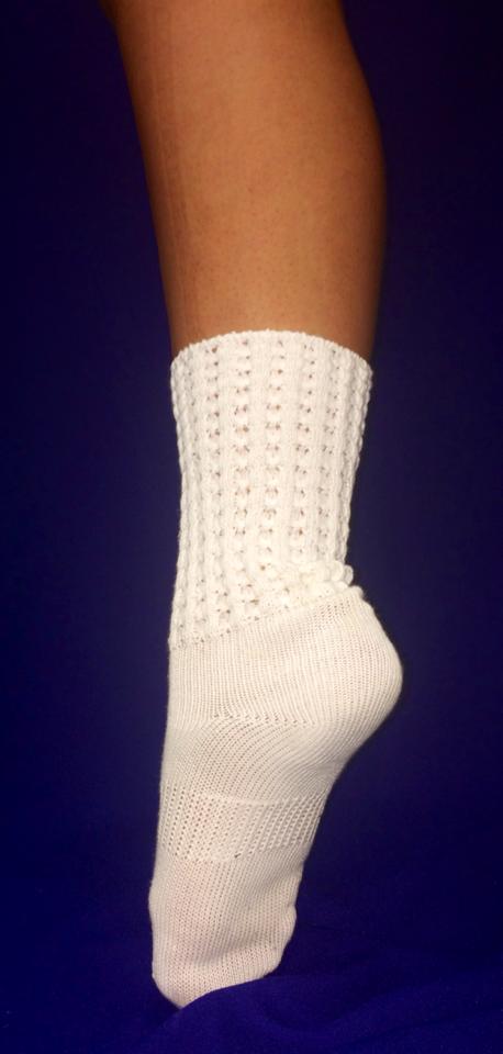 Short Poodle Socks, Irish Dance Sock, Feis Sock, Made in USA, Two-tone Irish  Dance Sock, Irish Dancing, Irish Dancer Gift 